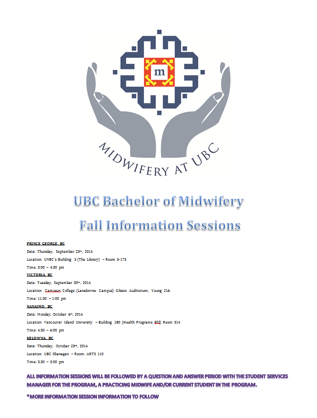 updated UBC Midwifery Information Session for website