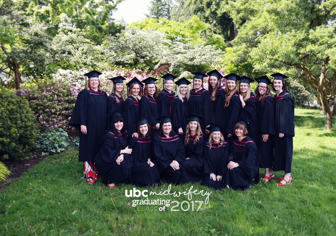 Congratulations to the UBC Midwifery graduating class of 2017!